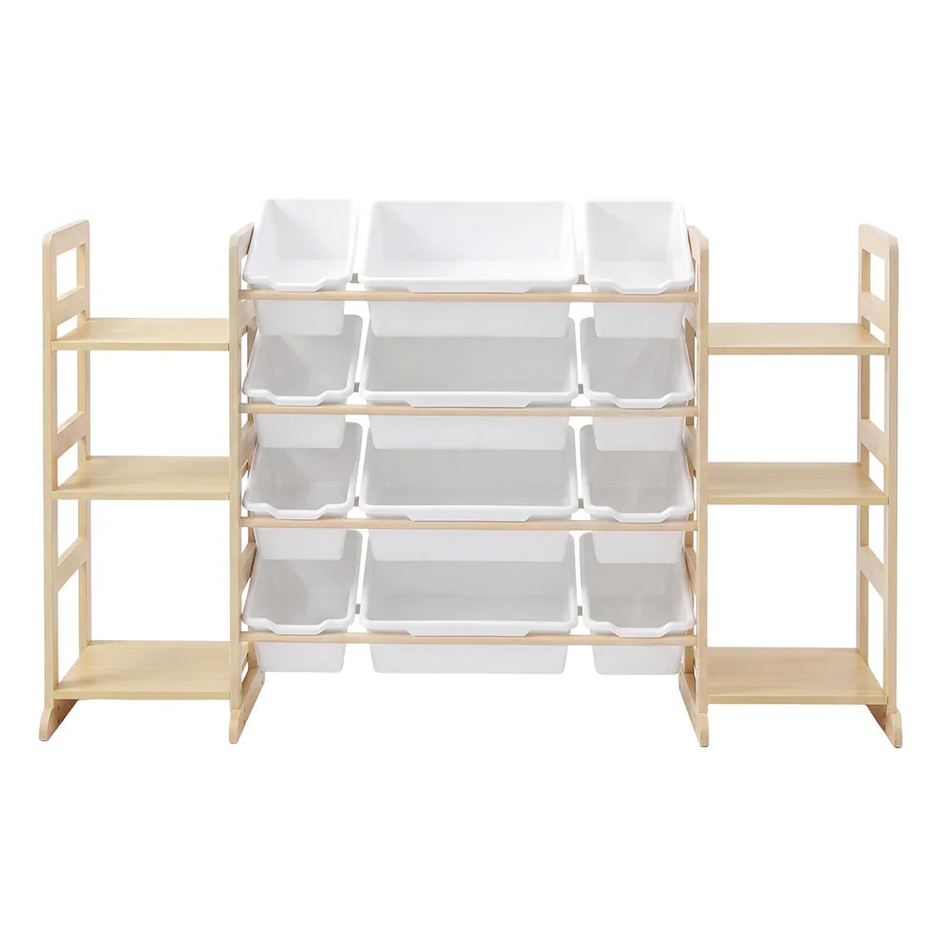 Levede Kids Toy Box Organiser 12 Bins 6 Shelves Display Storage Rack Playroom-2050059011360952321