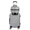 Slimbridge 2pcs 20"Travel Luggage Set Grey-1864184361226735617