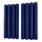 Marlow Velvet Blackout Curtains 2-Panel Room Darkening Eyelet Curtains 132x160cm-2072893566673358849