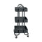 Levede 3 Tiers Kitchen Trolley Cart Grey-2018816738329759745
