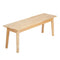 Levede 1XDining Chairs Bench Chair Seat Nature-2006733265502867457