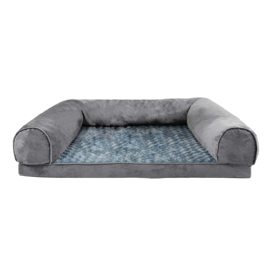 PaWz Pet Bed Sofa Dog Bedding Soft Warm XXL Cover Grey Cover XX-Large-1864184498023960577
