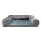 PaWz Pet Bed Sofa Dog Bedding Soft Warm XXL Cover Grey Cover XX-Large-1864184498023960577