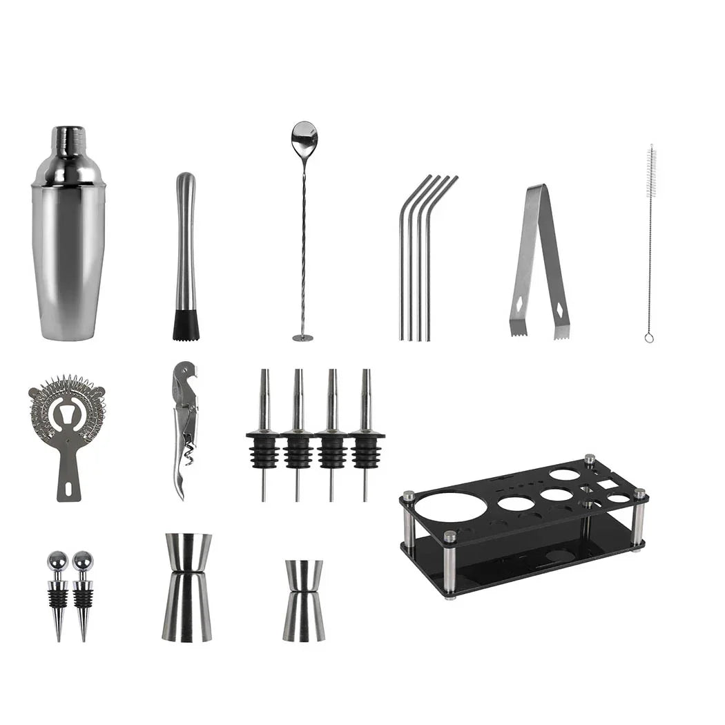 Cocktail Shaker Set Stainless Steel-2006732942008782849