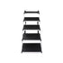 PaWz 5 Steps Dog Ramp Adjustable Height Black-2018816805979688961