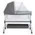 Bopeep Baby Cot Bed Crib Newborn Co-Sleeper Bassinet Safety Adjustable Bedside-2050056762865881089