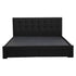 Levede Queen Bed Frame Fabric Tufted Dark Grey-2006733223215894529