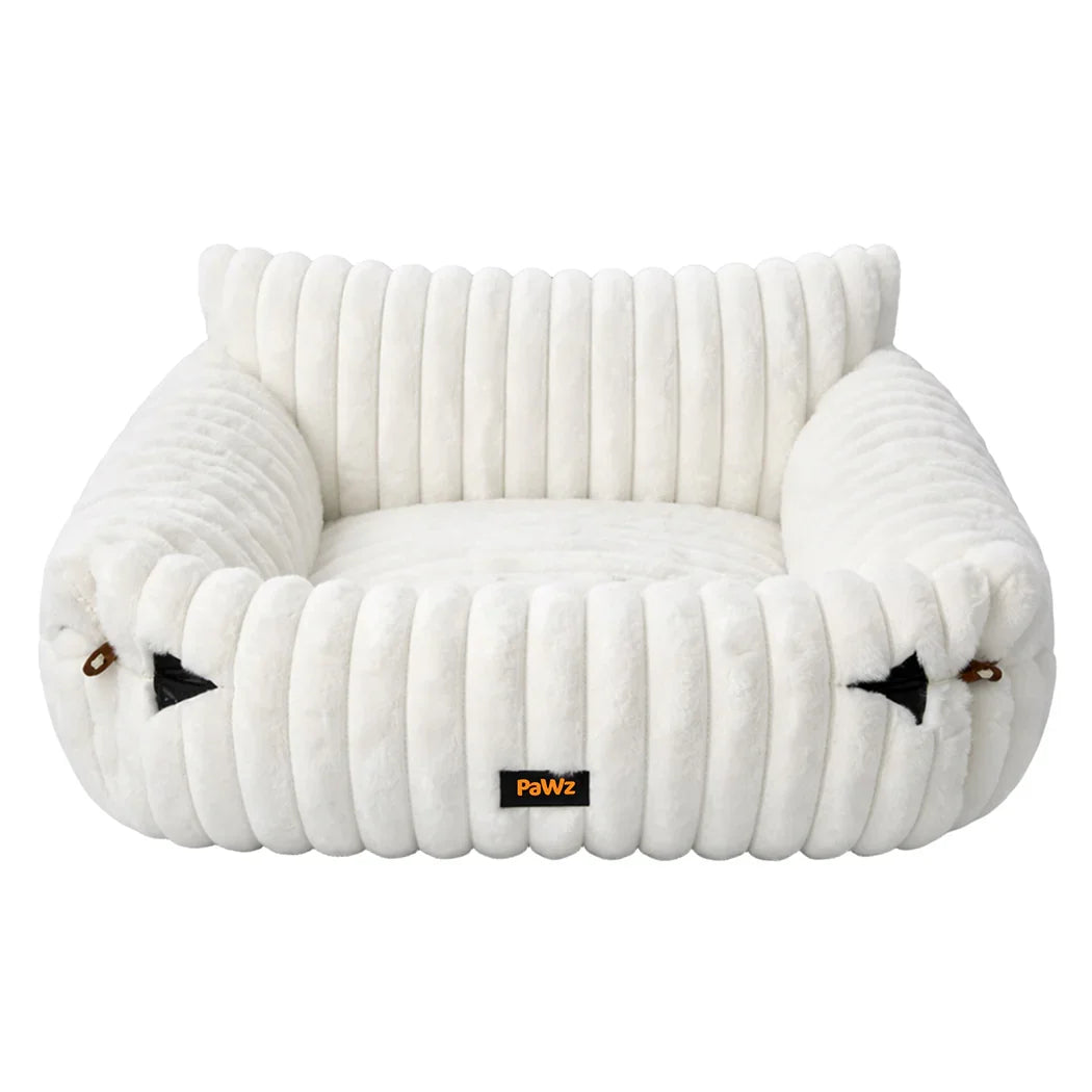 Pawz Cat Bed Extended Soft Plush Lounge Sofa Couch Pet Small Dog Removable Cover-2050056783430553601