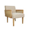 Levede Rattan Lounge Armchair-1864184596384583681