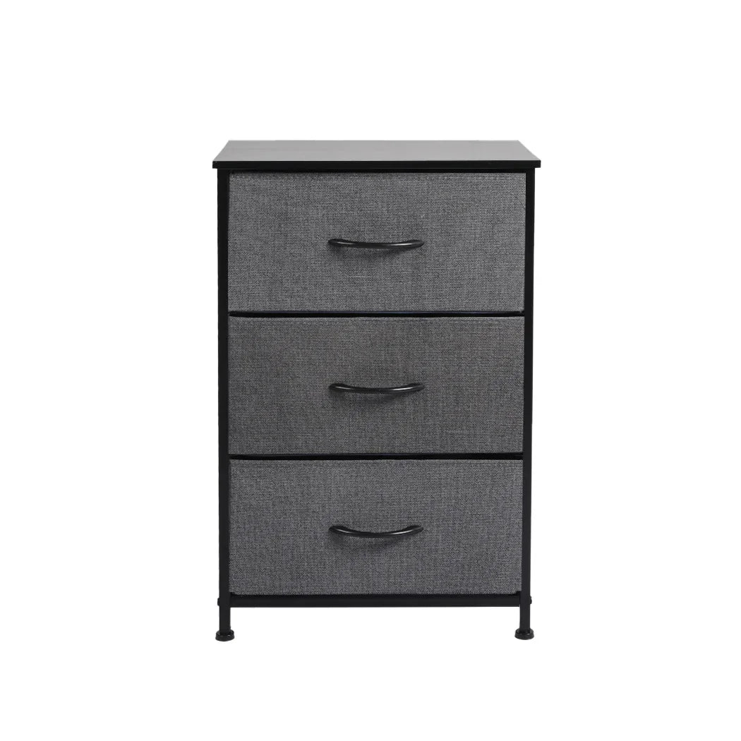 Levede Storage Cabinet Tower Chest Dark Grey-2006733263565099009