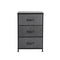 Levede Storage Cabinet Tower Chest Dark Grey-2006733263565099009