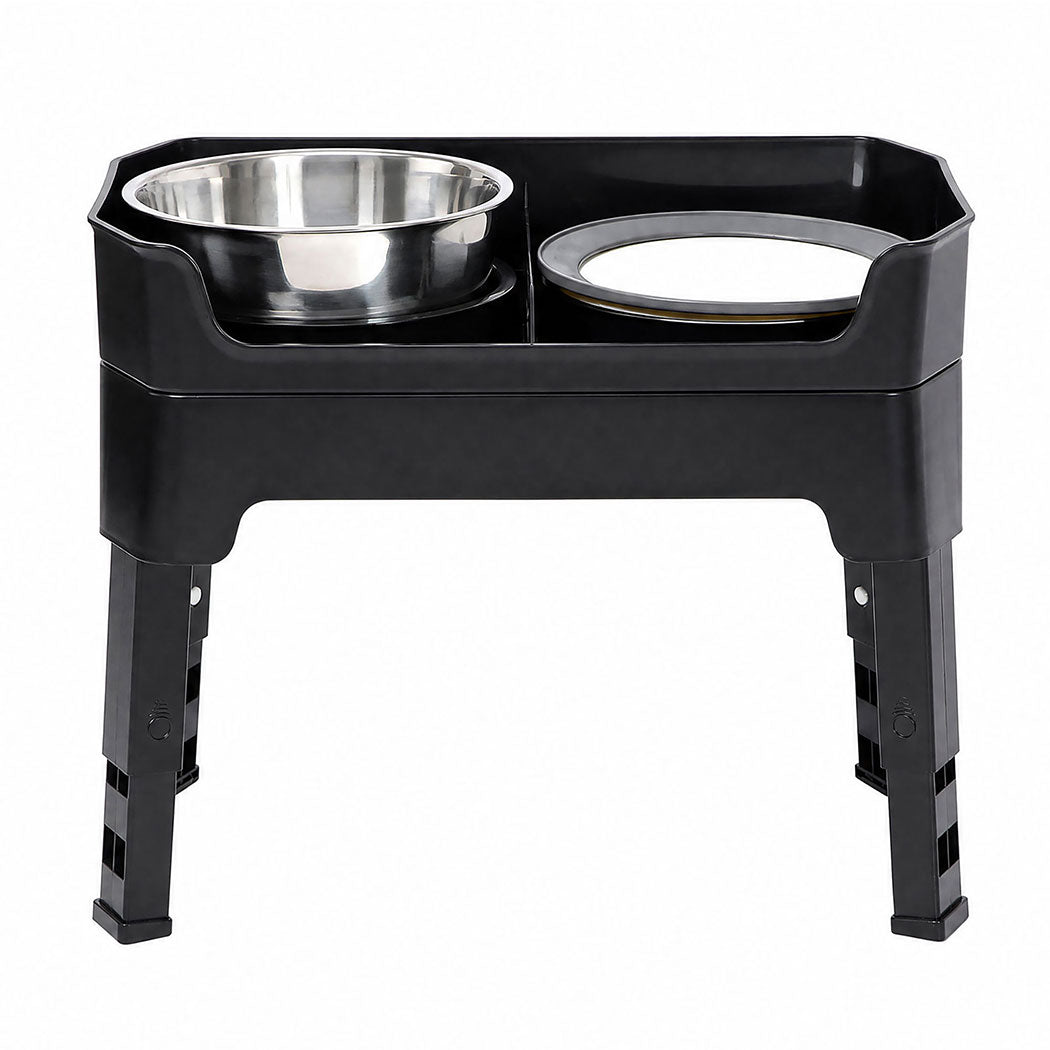 Pawz Raised Dog Bowls Adjustable Elevated Feeder Slow Feeder Lick Mat Foldable-2072893572549578753