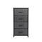 Levede Storage Cabinet Tower Chest Dark Grey-1864183276449697793