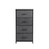 Levede Storage Cabinet Tower Chest Dark Grey-1864183276449697793