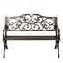 Levede Garden Bench Seat Outdoor Patio Park Lounge Backyard Chair Bronze 3 Seat-2072893558347665409