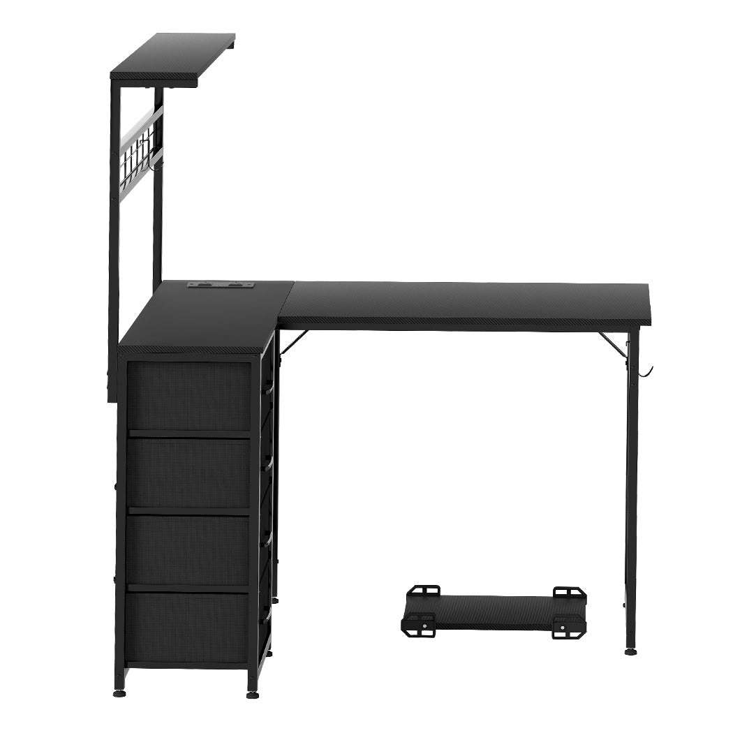 Levede Computer Desk Convertible L-shaped Study Table-2011971108542222337