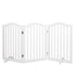 PaWz Wooden Pet Gate Dog Fence Safety White-2006732982576091137
