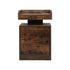 Levede Bedside Table USB Charger Outlet RGB Oak-2006732841915912193