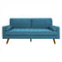 Levede Fabric Sofa Armchair 3 Seater Couch Blue 191cm Wide-1973193704135069697