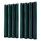 Marlow Blackout Curtains 2 Panels Velvet Room Darkening Eyelet Curtains Green-2072893568179113985