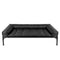 Pawz Elevated Dog Bed Large Breathable Three Sided Bolster for Outdoor Black-2100034988761288705