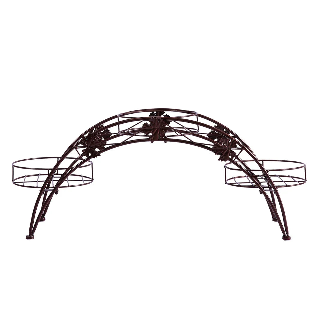 2X Plant Stand Outdoor Indoor Metal Bronze-2018816788816596993