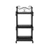 Levede Plant Stand 3 Tiers Outdoor Indoor Black-1864184721320316929