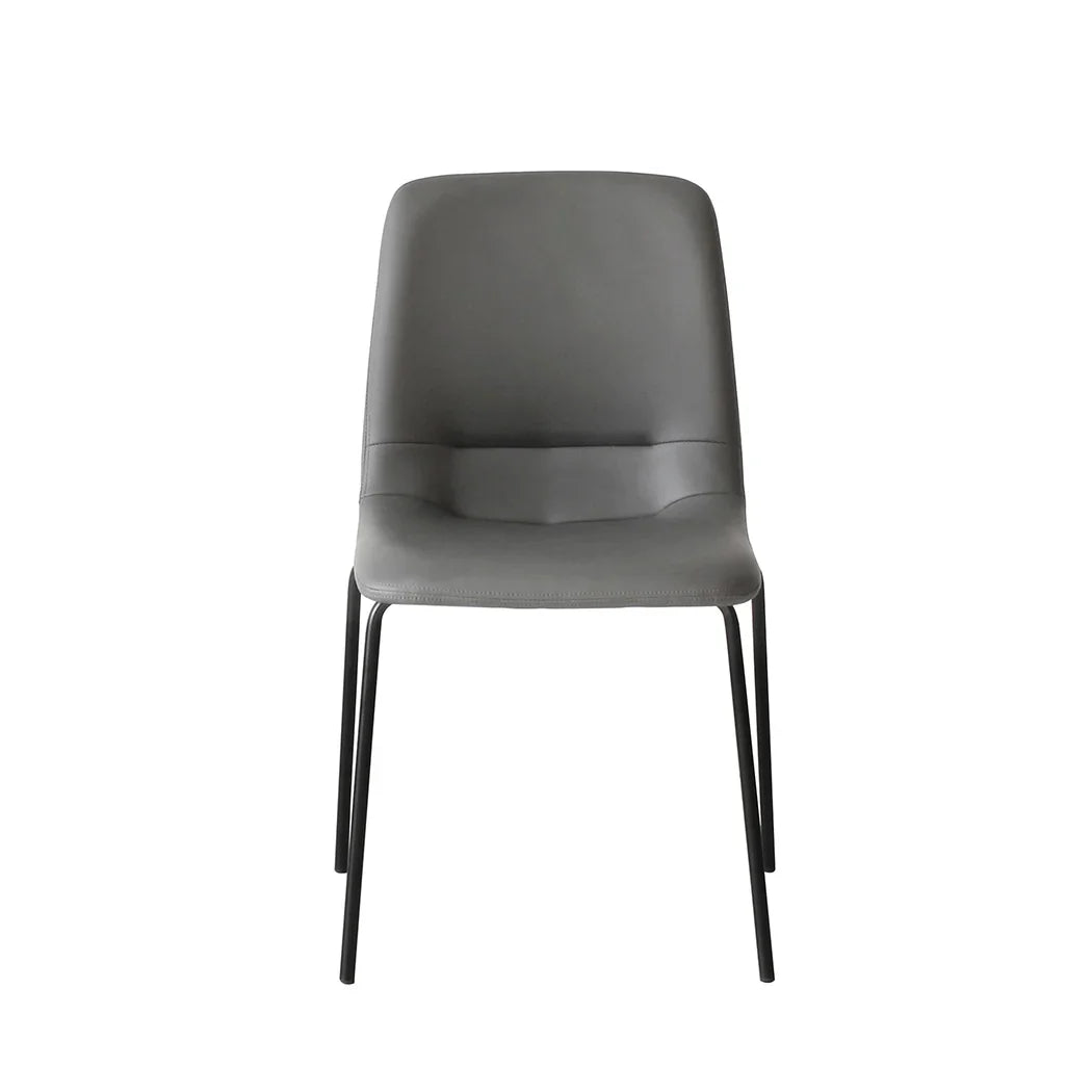 Levede Stackable Dining Chairs Kitchen Grey-2006733271748186113