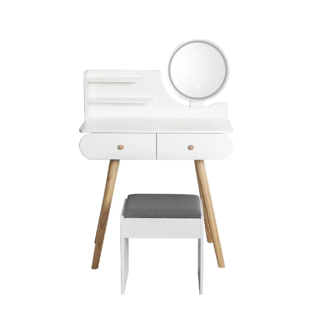 Levede Dressing Table Stool LED Mirror-2006732941836816385