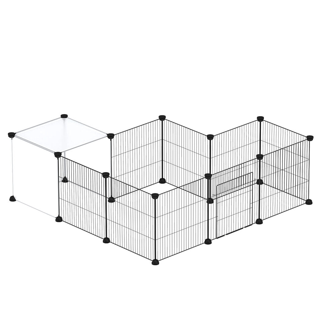 Pawz 14 Panels Hamster Playpen Puppy Small Pets Fence-2050056793798873089