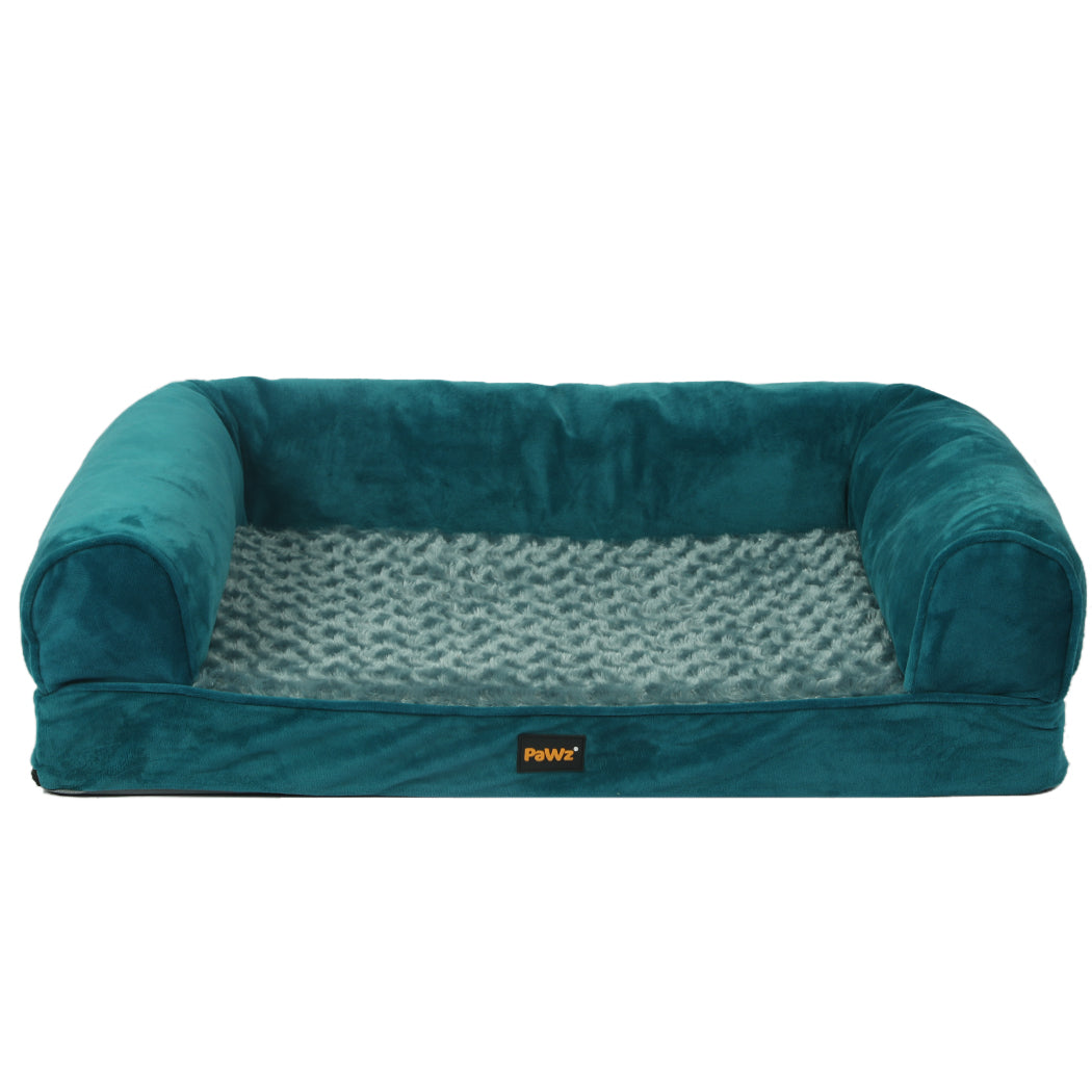 PaWz Pet Bed Sofa Dog Beds Bedding Soft M Blue Medium-1864184496870526977