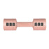Centra A Pair Of 1KG To 5KG Dumbbells Pink-1910112187112886273