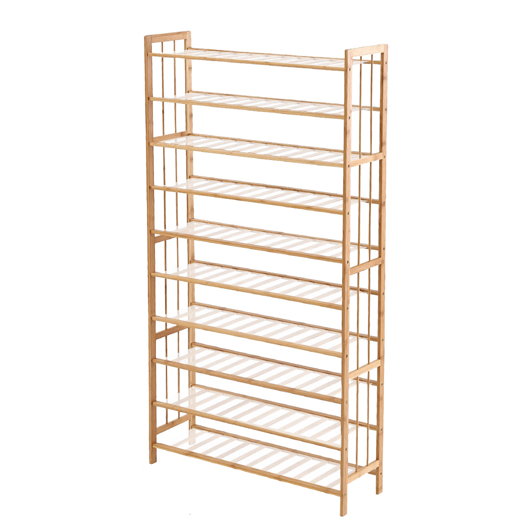 Levede Bamboo Shoe Rack Storage Wooden-1917016719860305921