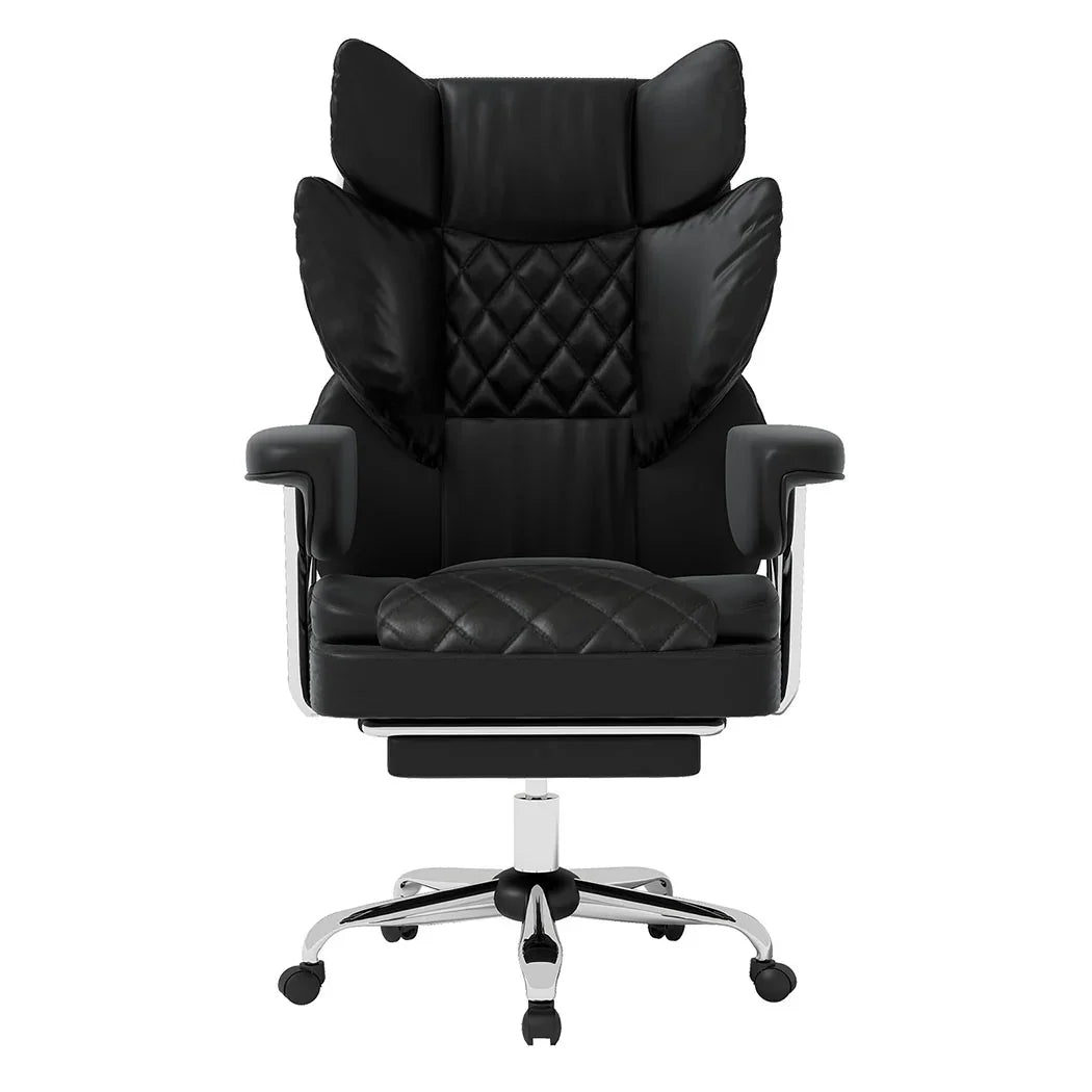 Levede Gaming Office Chair High Back PU Leather Black-2050056900988506113