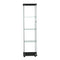 Stacked Display Storage Cabinet Glass Black-2006733282951172097