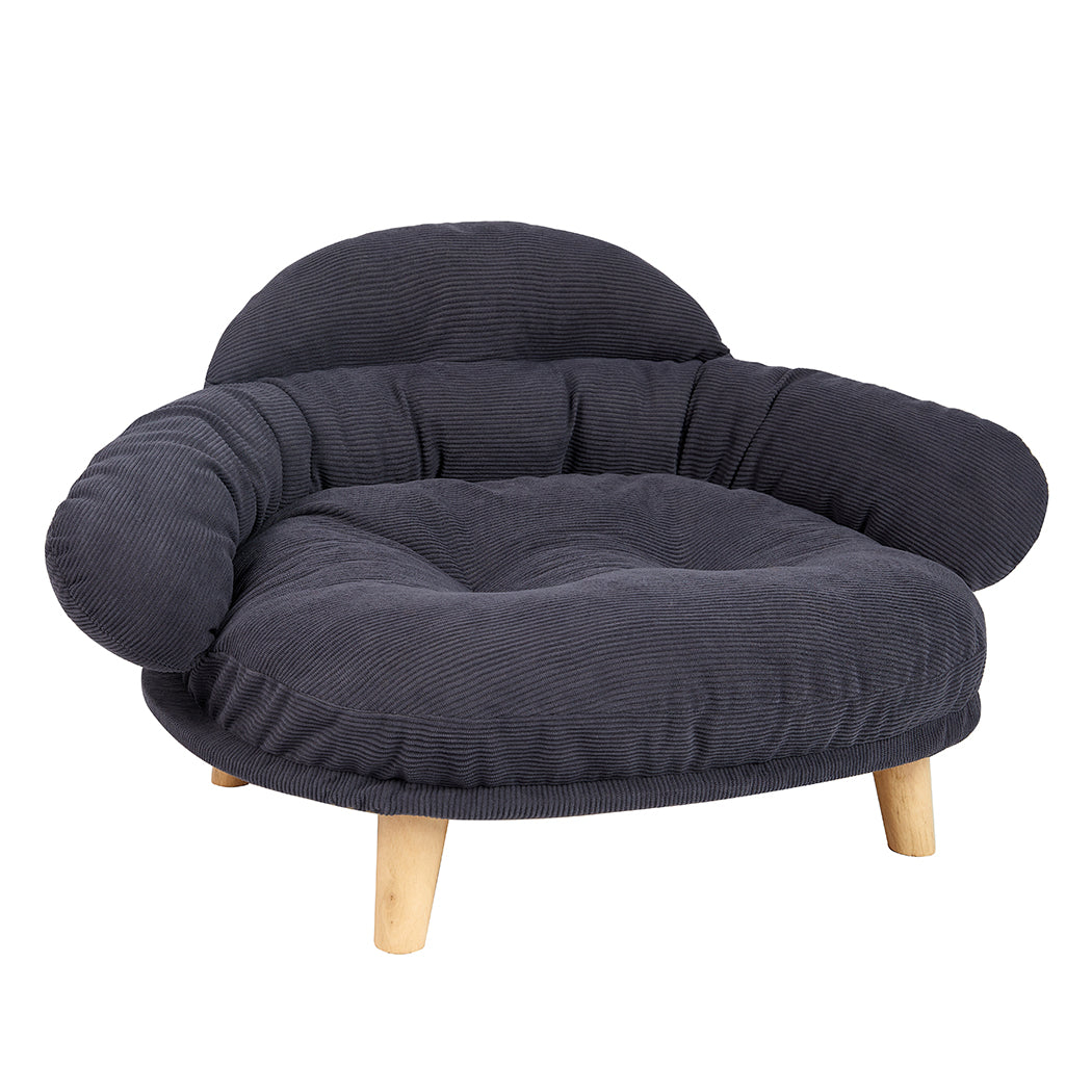 Pawz Elevated Pet Dog Cat Sofa Bed Couch XL Size Grey-1910112275570757633