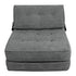 Levede Convertible Sofa Bed Foldable Single Sleeper Bed Compact Living Room Grey-2050056788195282945