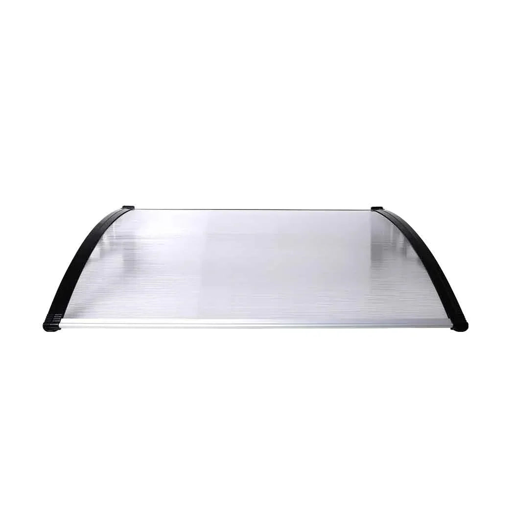 Mountview Window Door Awning Outdoor 1M X 1.5M Transparent 1x1.5M-2018816889400201217