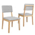 Levede 2x Dining Chair Armless Upholstered Seat-2006732686567280641