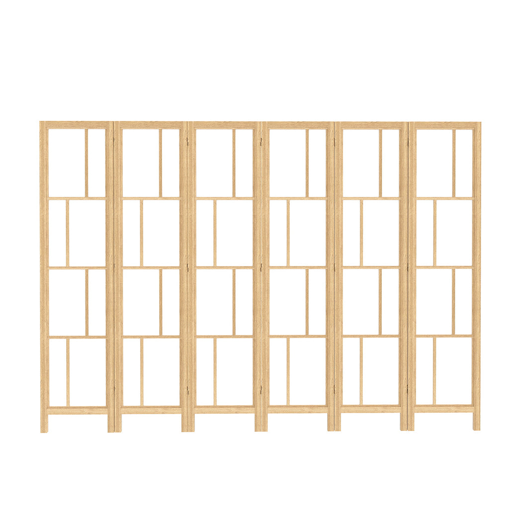 Levede 6 Panel Room Divider 170cm Freestanding Screen-1973194197183893505