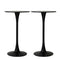 Levede 2x Round Bar Table Pub Tables Black-2018816908509450241