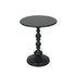 Levede Side Table Vintage End Round Black-2006733270934491137