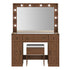 Levede Dressing Table LED Makeup Mirror Stool Set  Vanity Desk Cabinet 3 Drawers-2050056769220251649