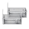 Toque Mouse Trap Humane Live Catch Rat Cage Reusable Zinc Iron Garage Silver 2pc-2100034972764213249