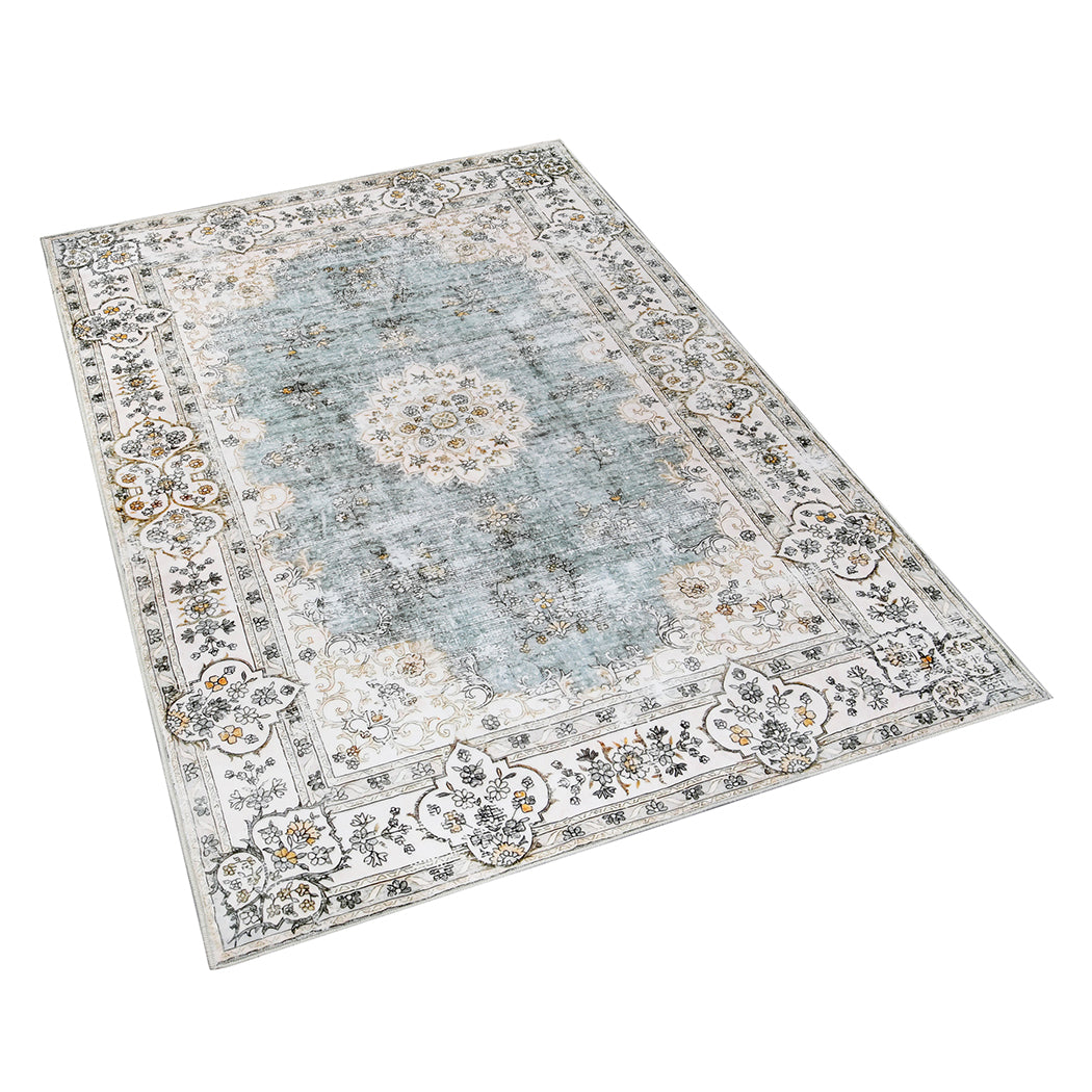 Marlow Floor Rug Short Pile Washable Vintage Carpet Soft Plush Non Slip 200x230-1937319789240389633