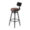 Levede 1x Industrial Bar Stools Kitchen-2102558505859944449