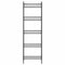 Levede Slim Storage Rack Kitchen Organiser Wall Mounted Metal Shelf Black-2072893555600396289