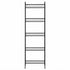 Levede Slim Storage Rack Kitchen Organiser Wall Mounted Metal Shelf Black-2072893555600396289