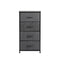 Levede Storage Cabinet Tower Chest Dark Grey-2018816826695356417