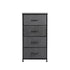 Levede Storage Cabinet Tower Chest Dark Grey-2018816826695356417